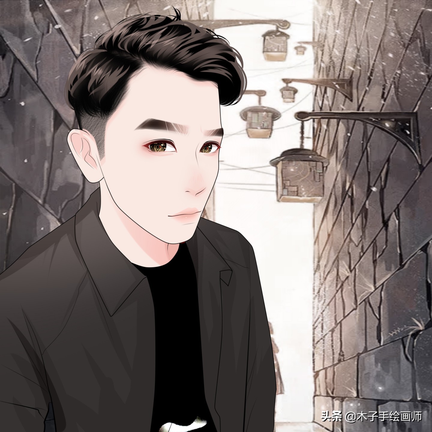 漫画大叔微信头像成熟稳重,2020大叔微信头像大全