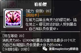 冒险岛职业攻略,冒险岛阴阳师是哪个职业