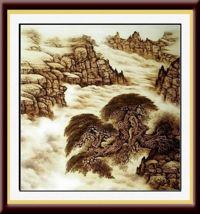 中国烙画艺术作品,民间烙画高手作品