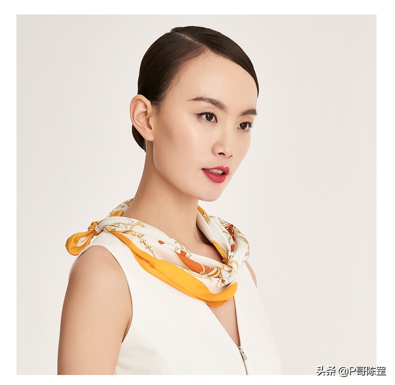 「原创首发」「P哥设计」「街拍」真丝小方巾《黄金时代》3