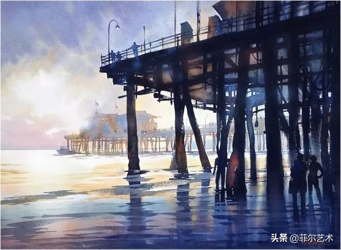 水彩意境图片欣赏,水彩颜色丰富