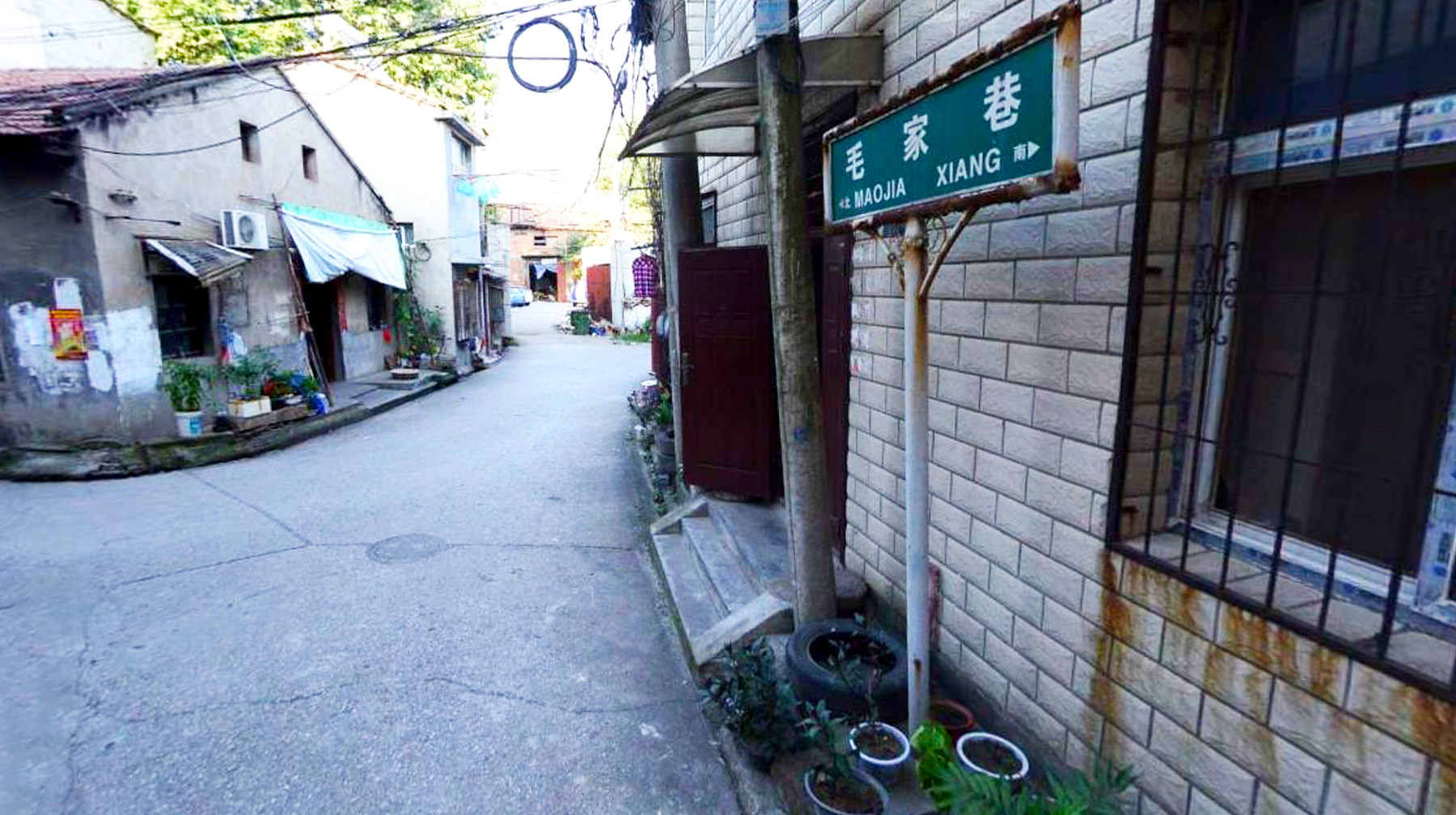 武汉市江岸区附近的城中村,武汉仅存的城中村