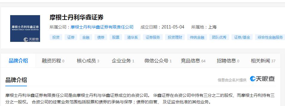 华鑫股份和摩根华鑫,美国投行高盛集团