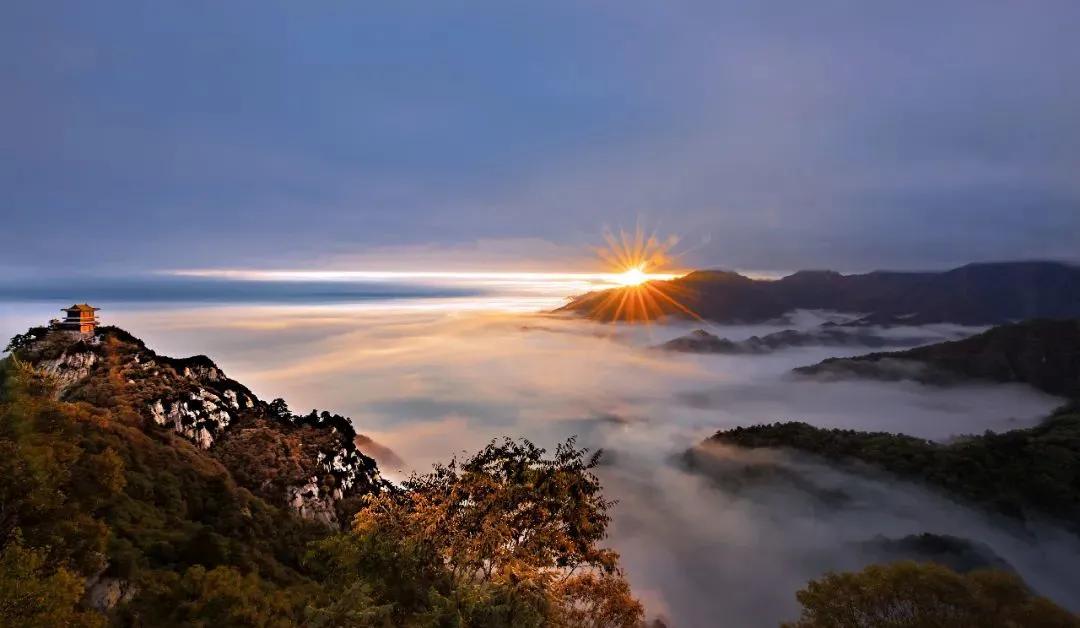 西安南五台景区游玩,西安南五台云海仙境究竟有多美