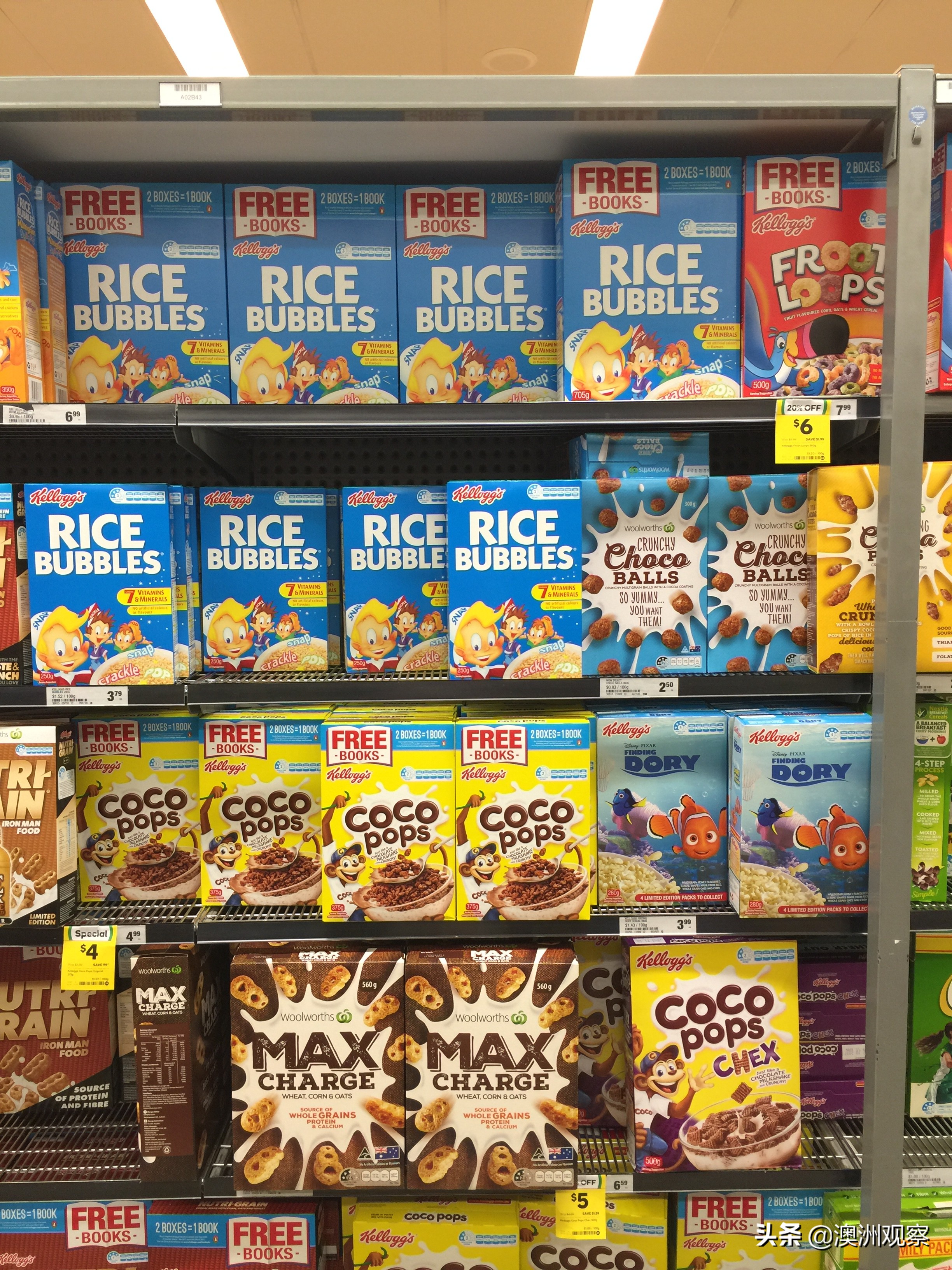 带你逛一下现在的俄罗斯超市,澳洲超市购物价目表