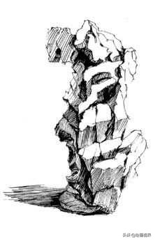 简单有意境的石头手绘,简单石头画入门教程免费视频