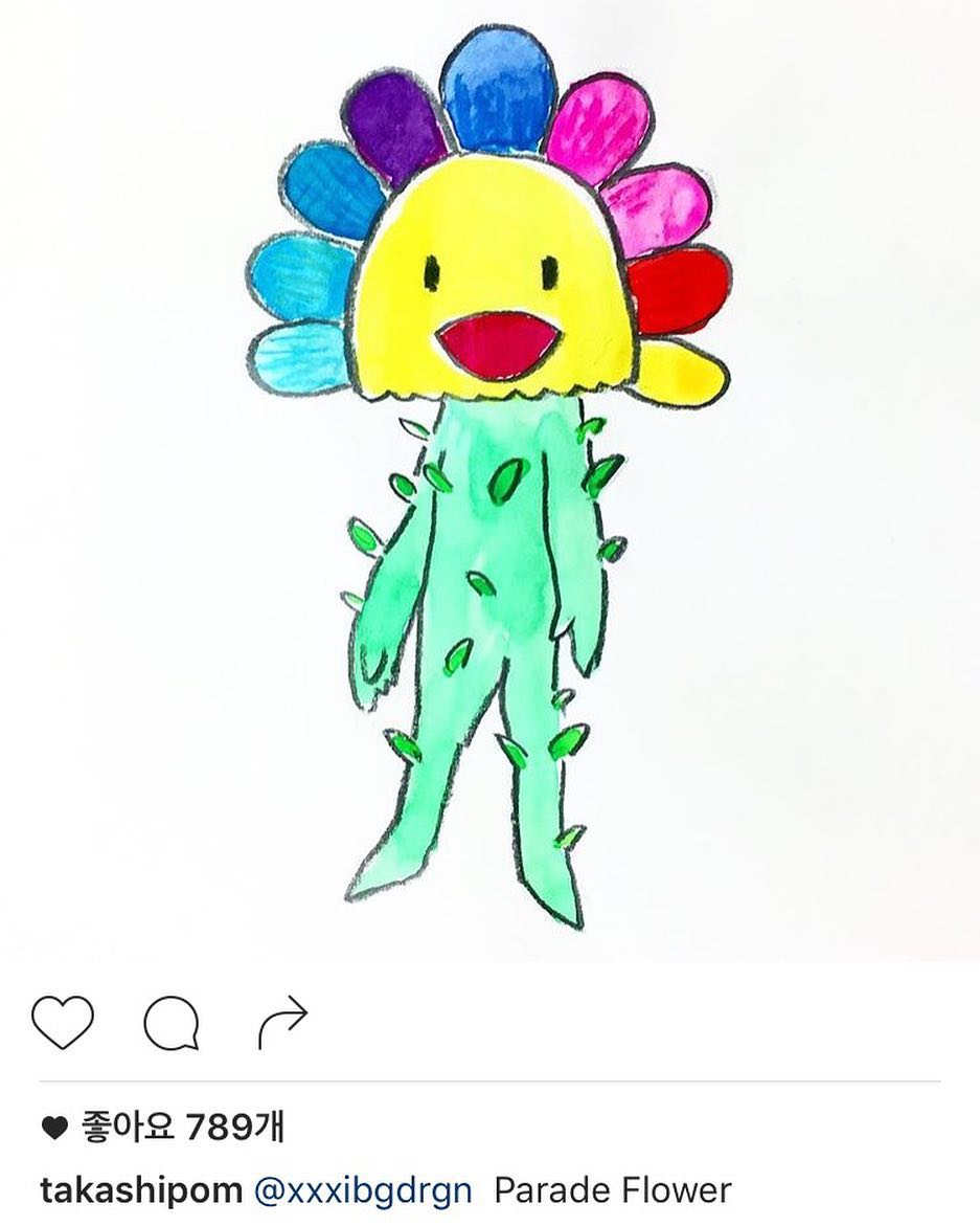 村上隆小花紫色,村上隆太阳花鞋子穿搭