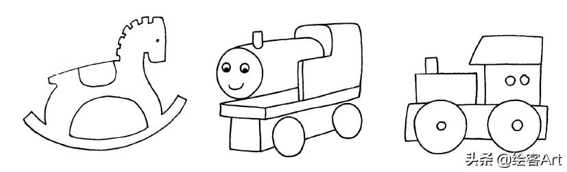 手把手教简笔画手帐素材,简笔画小猪猪超可爱手帐边框图案