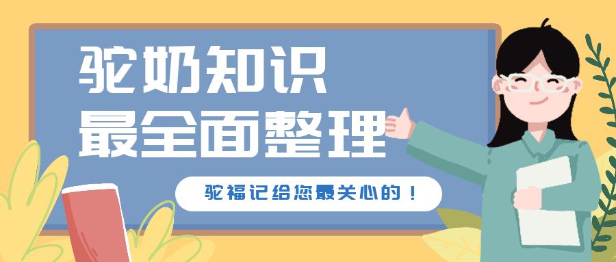 谈一谈骆驼奶粉 (你了解骆驼奶粉吗)