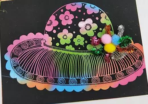 最简单的遮阳帽怎么画,遮阳帽儿童线描