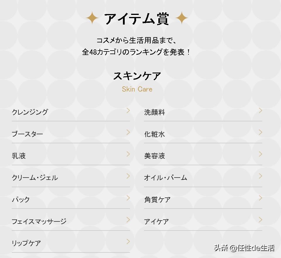 2020cosme大赏上半年,2018cosme大赏完整名单