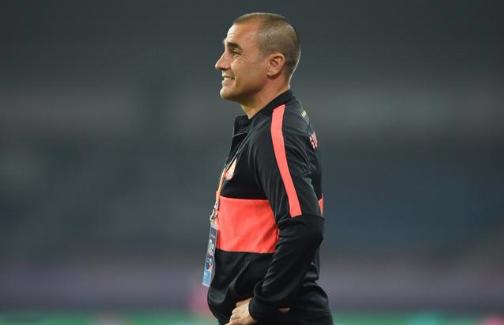 卡帅谈恒大新老交替,广州恒大卡帅出席赛前发布会