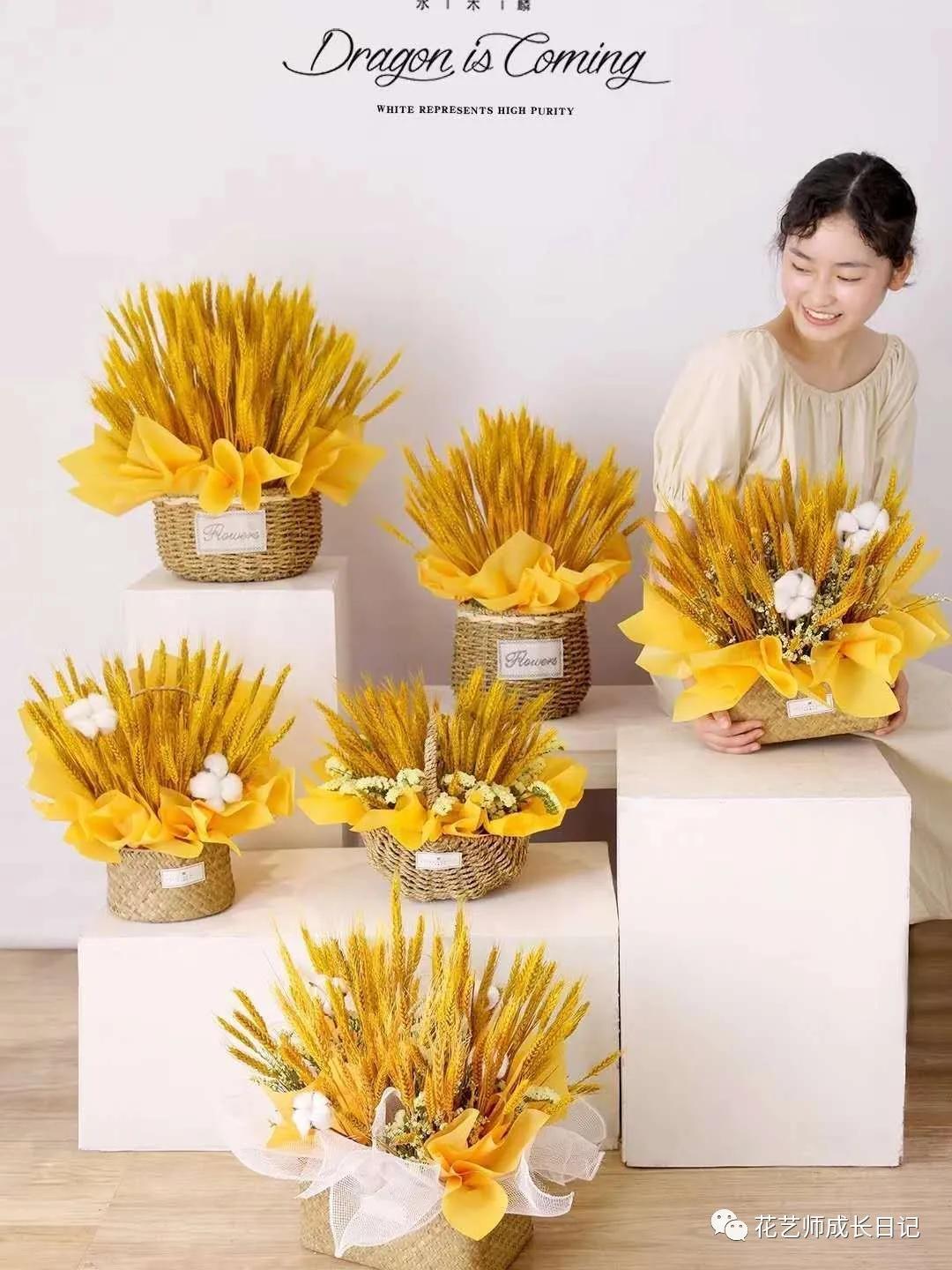 开业季特辑|一片金灿灿，开业造势招财大麦花礼