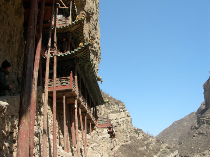 屹立千年的悬空寺,历经千年不倒的古寺