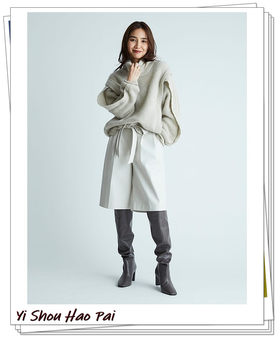 2020皮裤怎么搭配好看,冬季宽松长皮裤怎么搭配好看