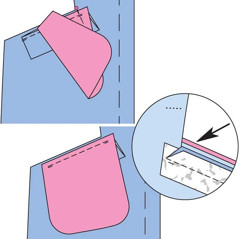 怎样做好看又简单的口袋,怎样做小口袋简单又可爱