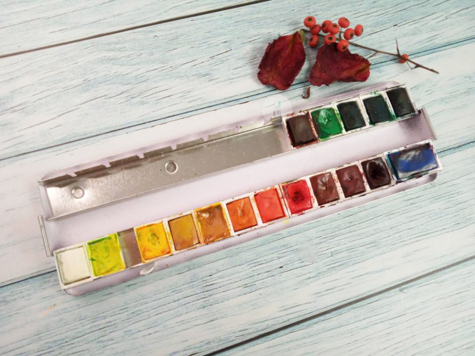 水彩色卡对照表,水笔做水彩色卡