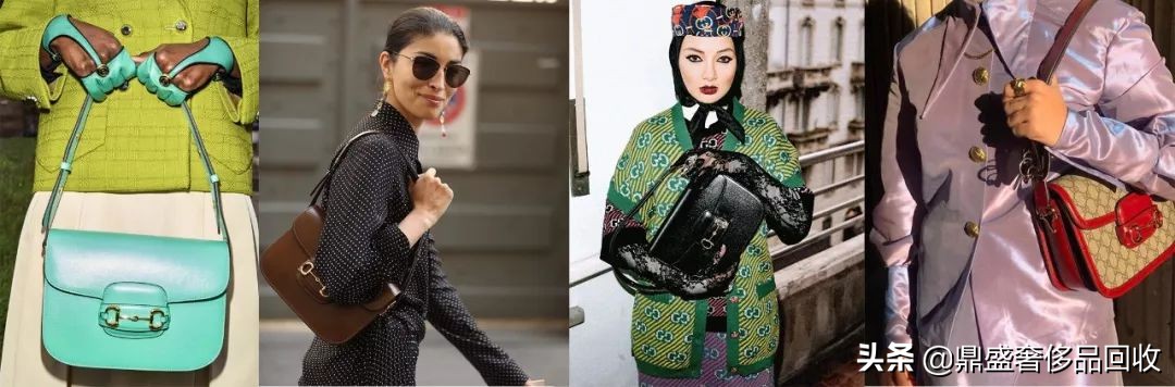 gucci1955马衔扣系列经典重塑,gucci1955马衔扣包复古又时髦