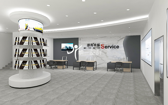 100平米汽修厂设计案例,10000平方大型修理厂设计效果图