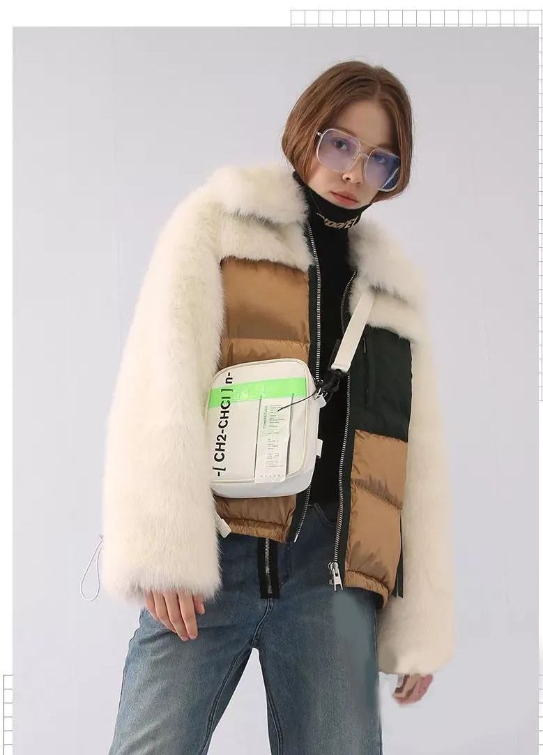 怕冷星人必备羽绒服,张天爱怕冷东北人