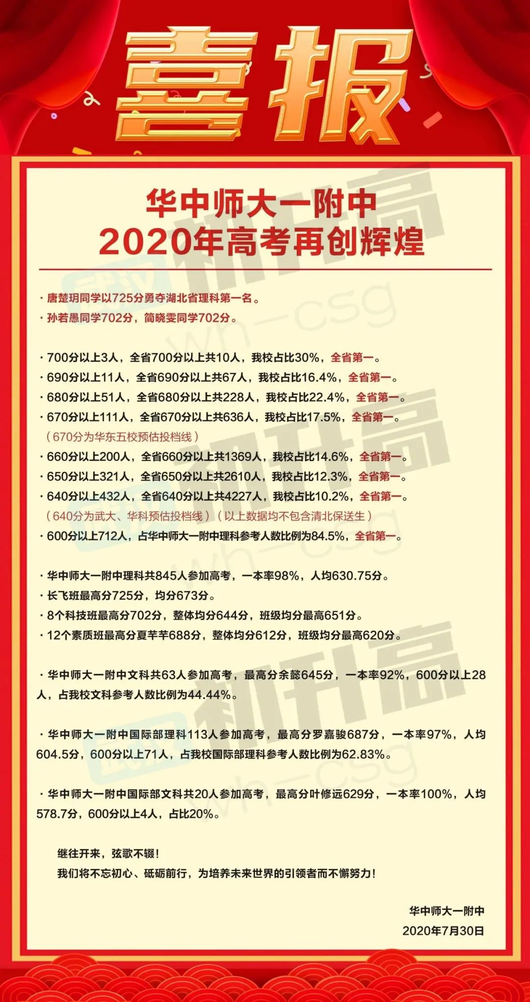 华师一附中高中招生条件,华师一入学政策