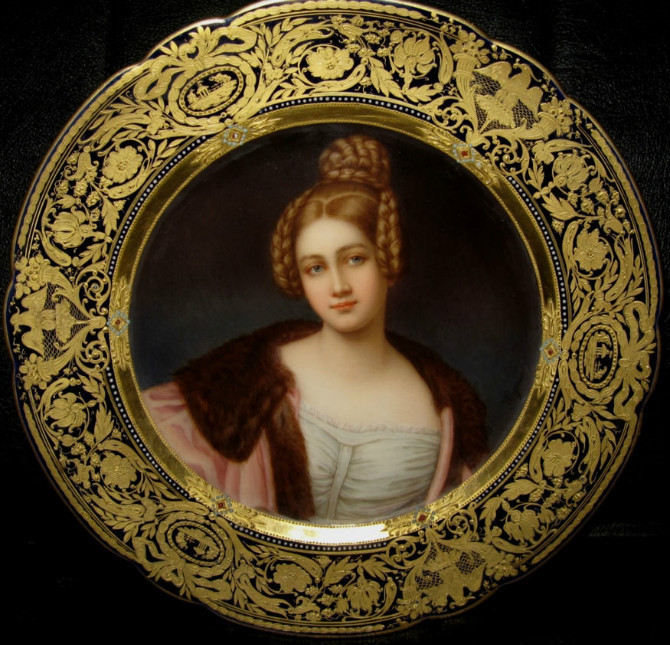 欧洲人物瓷板画,欧洲油画经典肖像画