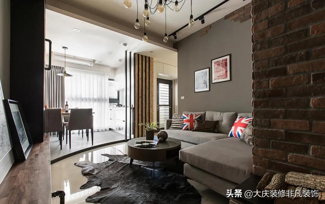 75m²工业风格，原始魅力时尚放荡不羁，将咖啡厅直接搬回家