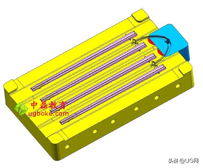 塑料圆柱模具结构,塑料薄壁模具结构