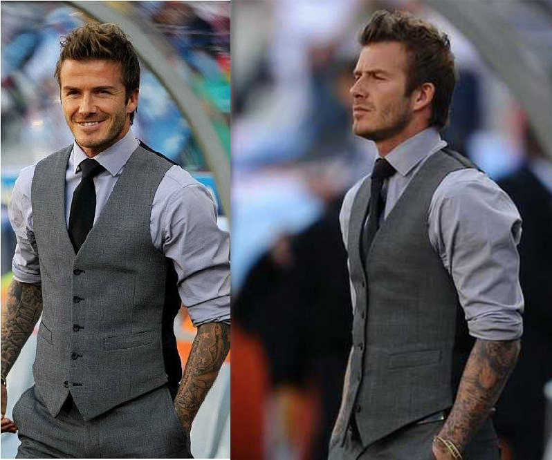 马甲这样搭配最显时髦风范,马甲怎么穿搭配才好看