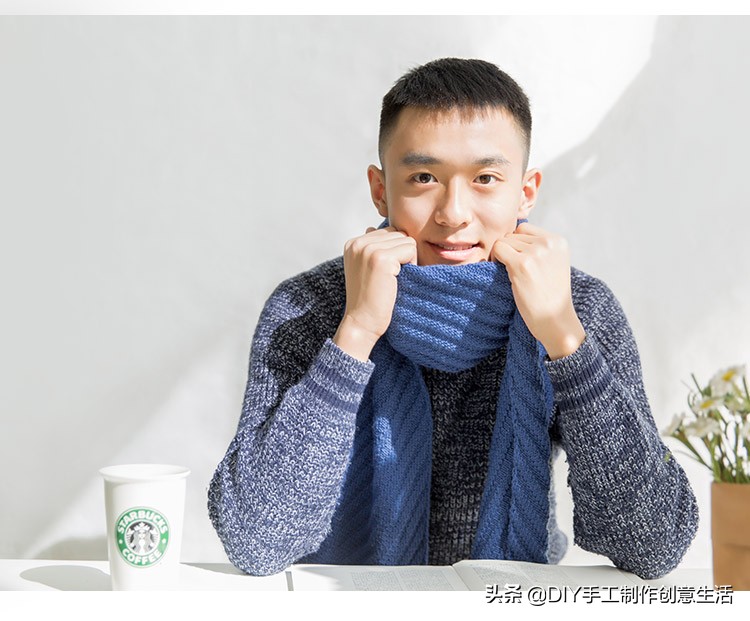 围巾的各种织法教程两面都一样,分享两款实用的围巾系法