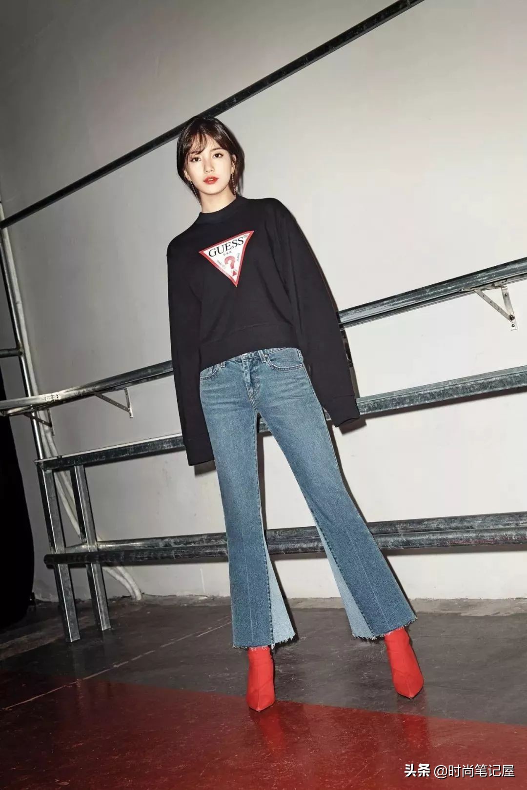 裙子秋冬款搭长筒靴,裙子秋冬款配长筒靴