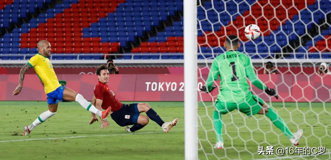 巴西成功卫冕夺奥运男足金牌,西班牙阿尔维斯