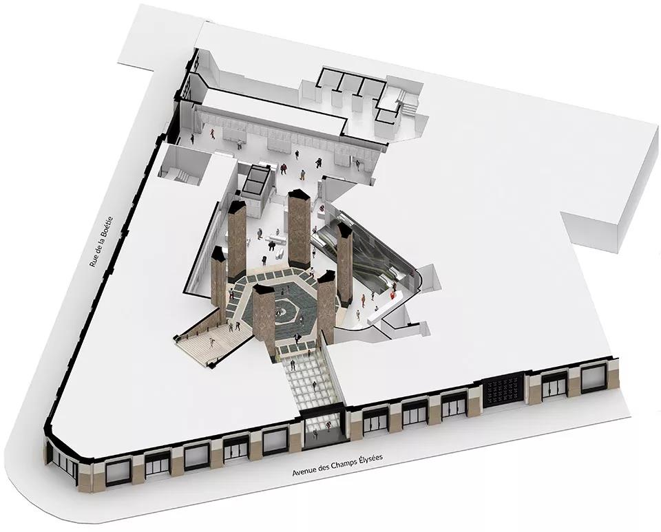一个艺术兼商业的多维日常空间,商业与艺术结合的设计