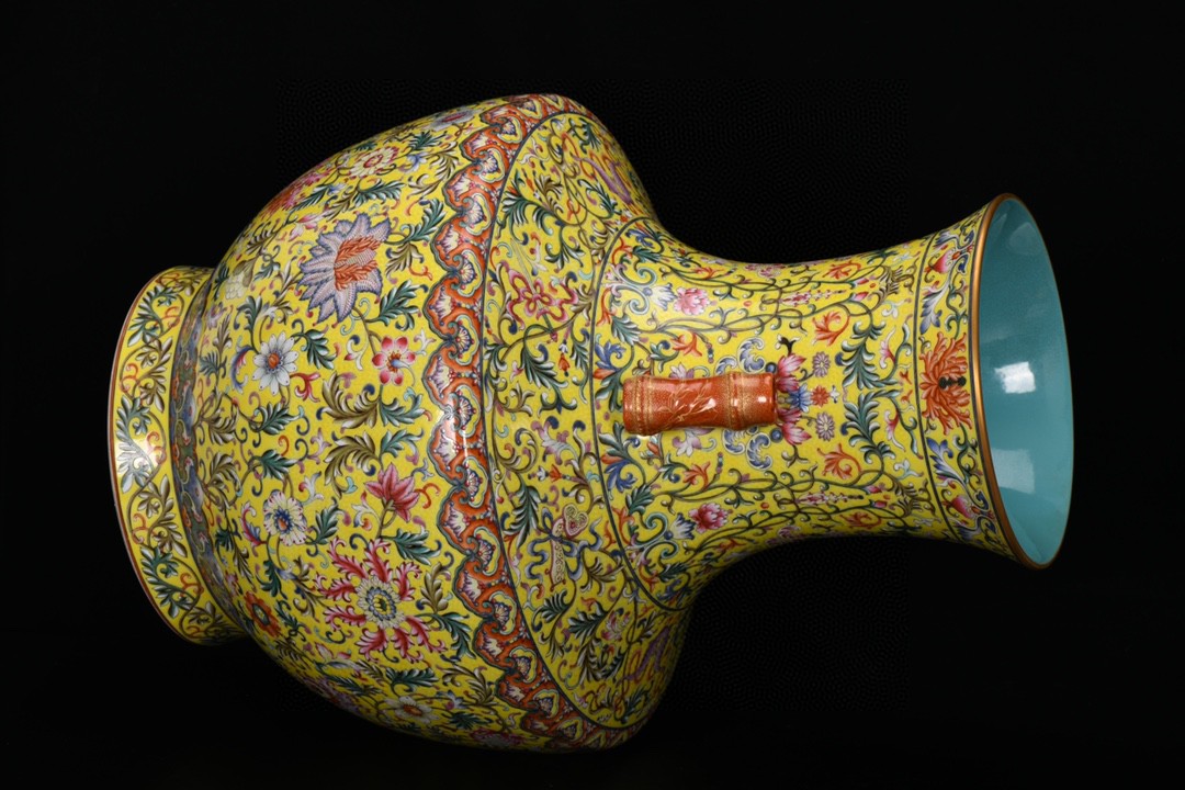 清代官窑珐琅彩将军罐,清代官窑珐琅彩鉴定方法