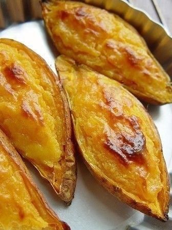 芝士焗红薯的做法,广州的著名美食,看着都流口水