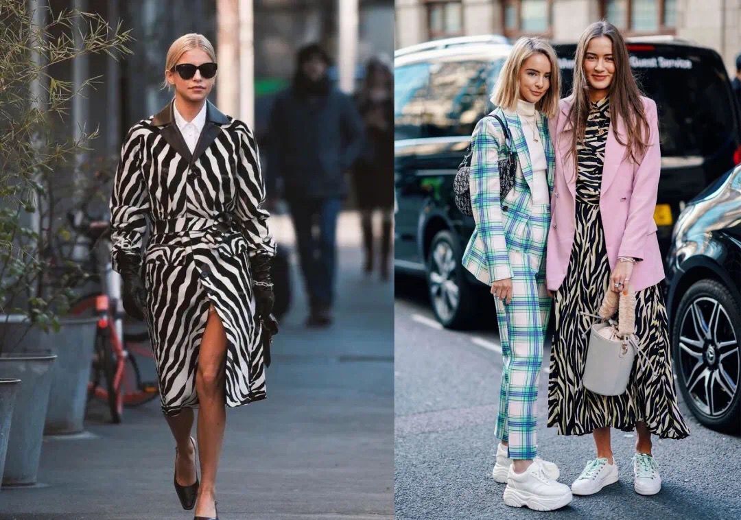 vans蓝色动物纹,vans棋盘格新年款