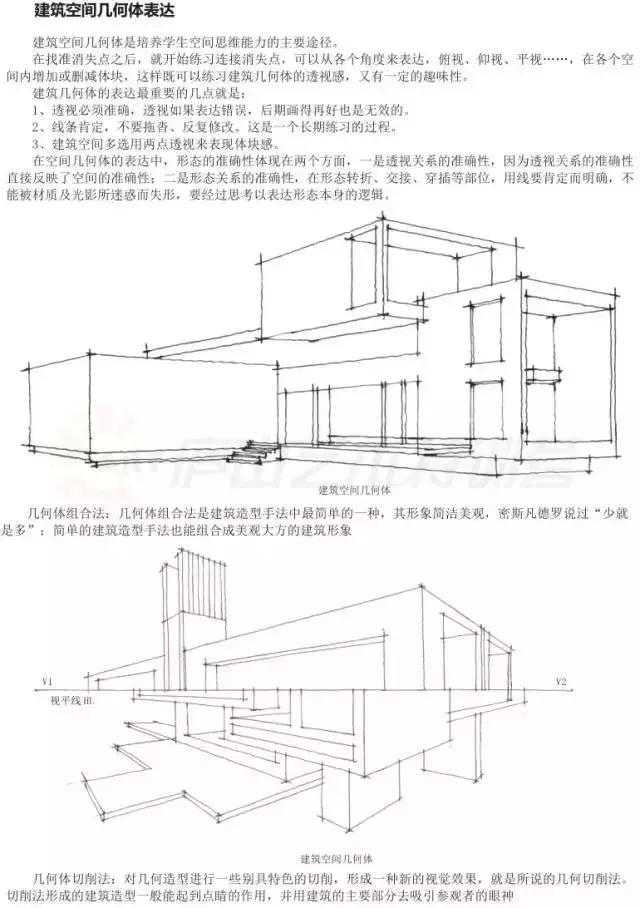 彩铅手绘入门教程,建筑手绘入门教程