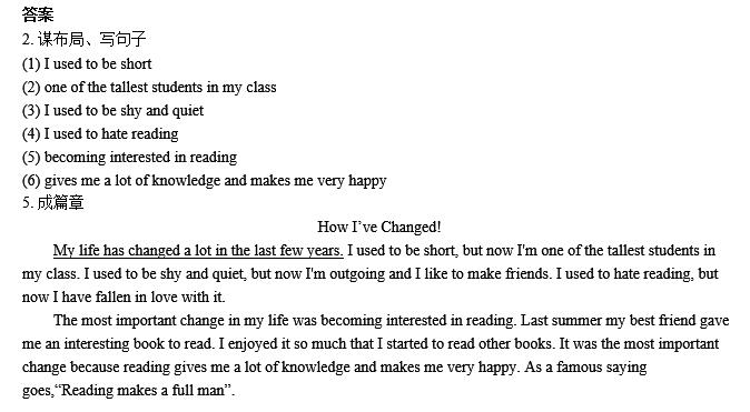 初三英语期末考试必考知识点作文,初三英语写作必背句型