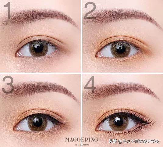 网红眼影盘ins眼影画法,红色眼影和橙色眼影搭配画法