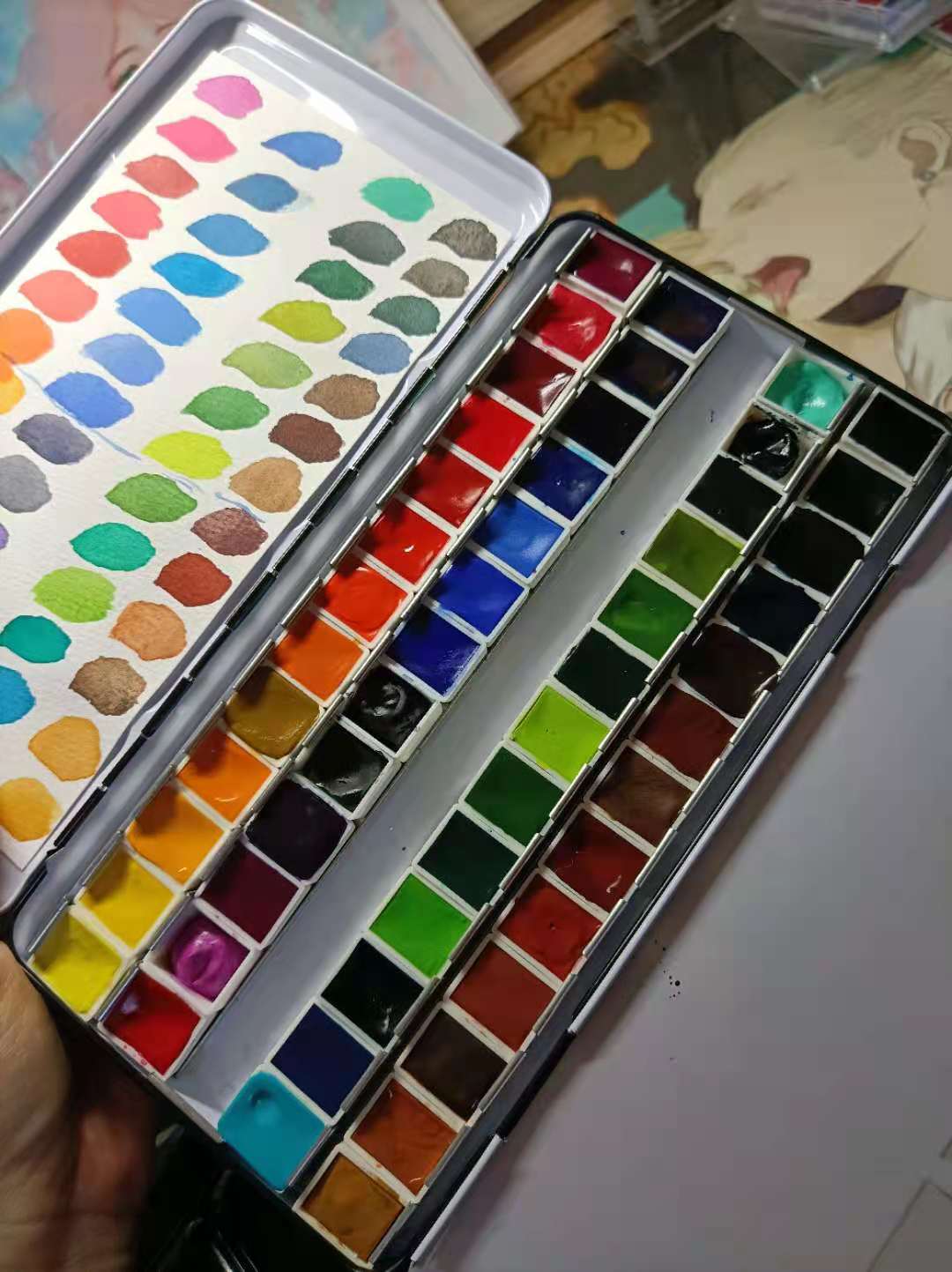 水彩颜料大师级和学生级,水彩画颜料大师级