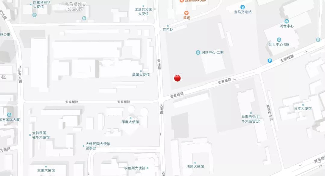 使馆区,使馆区建设