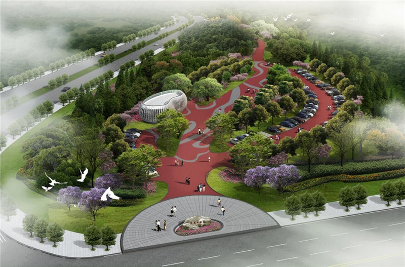 自贡复合绿道,自贡釜溪河和平段滨河绿道