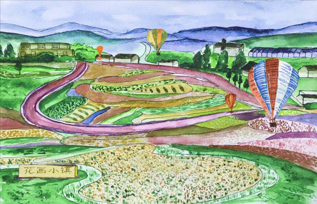 手绘贵阳国际中心,手绘贵阳地图简单又漂亮