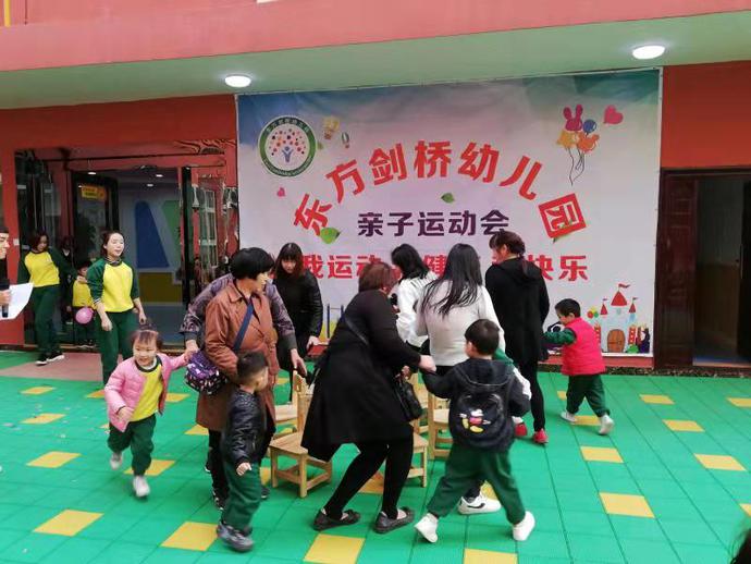 东方剑桥幼儿园一日活动,东方剑桥幼儿园体育场亲子活动