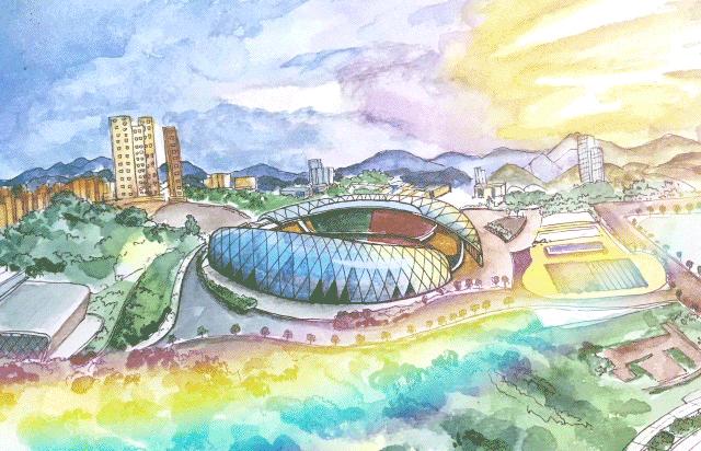 手绘贵阳国际中心,手绘贵阳地图简单又漂亮