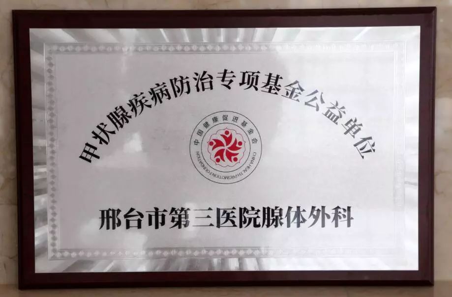 中国健康促进基金会专项基金全国公益巡诊活动走进邢台