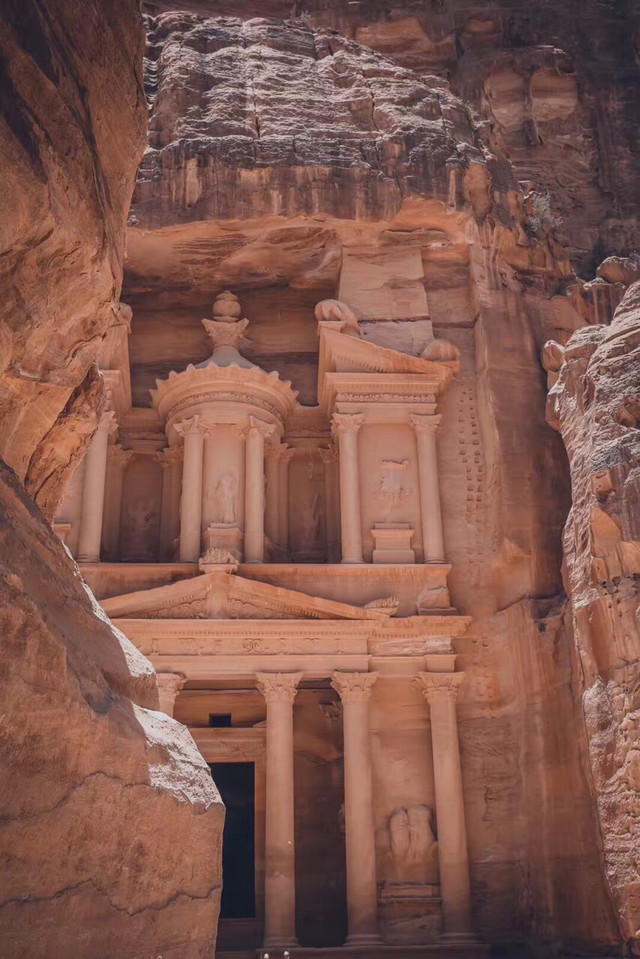 ins打卡圣地,玫瑰之城约旦佩特拉古城