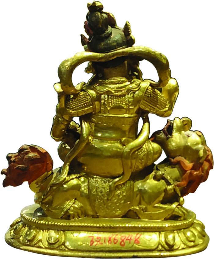 财宝天王像演变,清财宝天王像