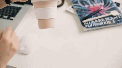 一秒折叠变身粉饼盒大小,火爆ins的随身杯,上哪都能喝干净水!