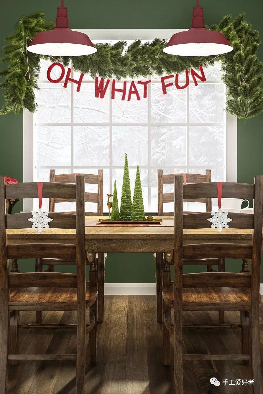 圣诞小家庭布置,改造家里的气氛